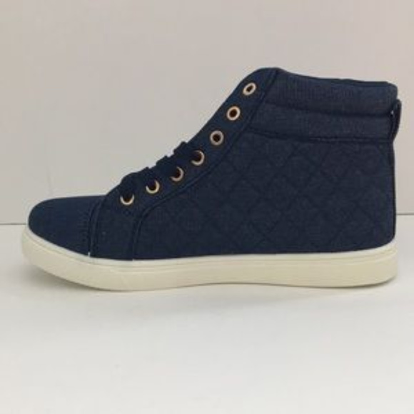 *HOST PICK* Quilted High Top Sneakers in Denim - Picture 10 of 10